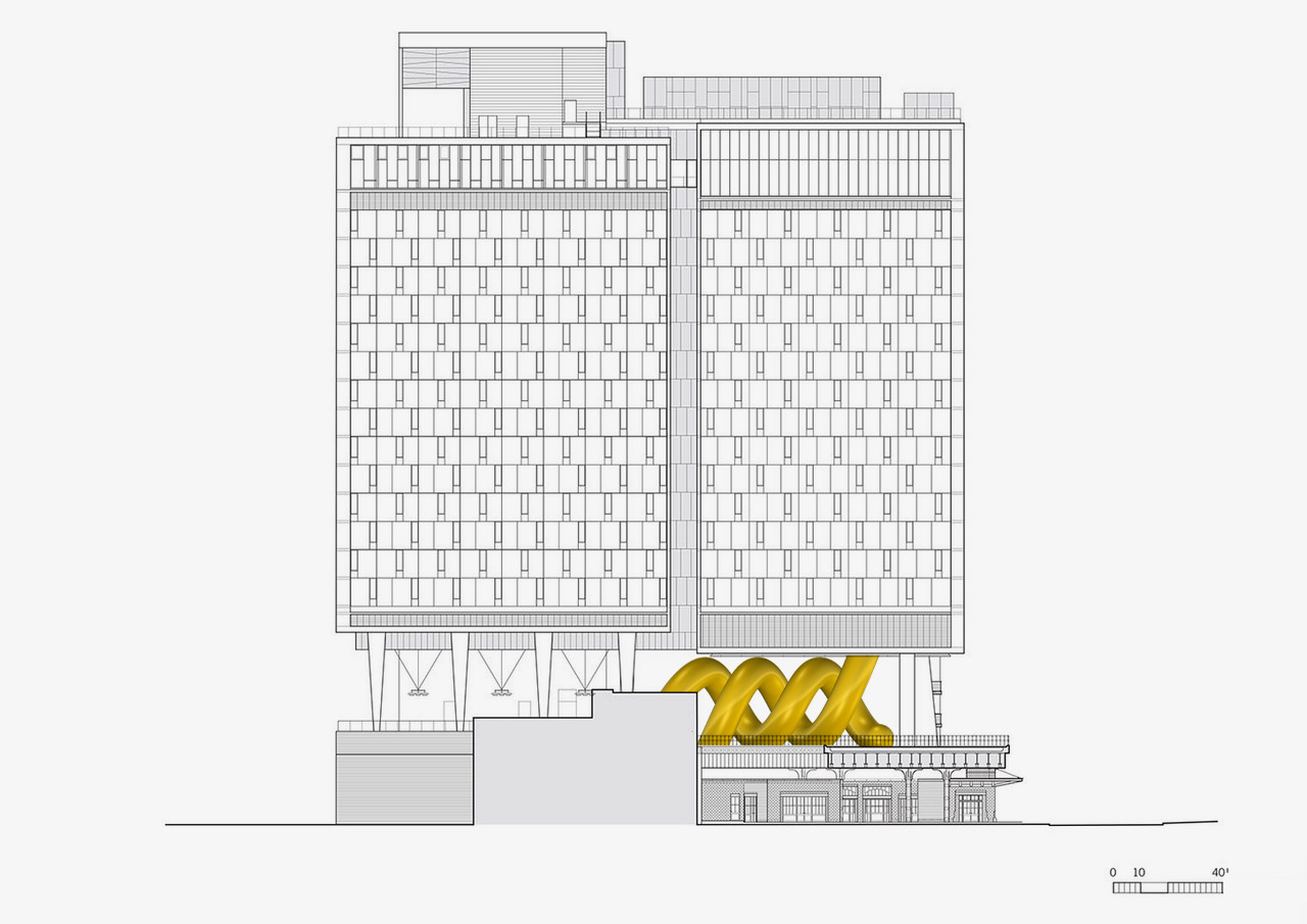 Front elevation drawing of auruBOROS