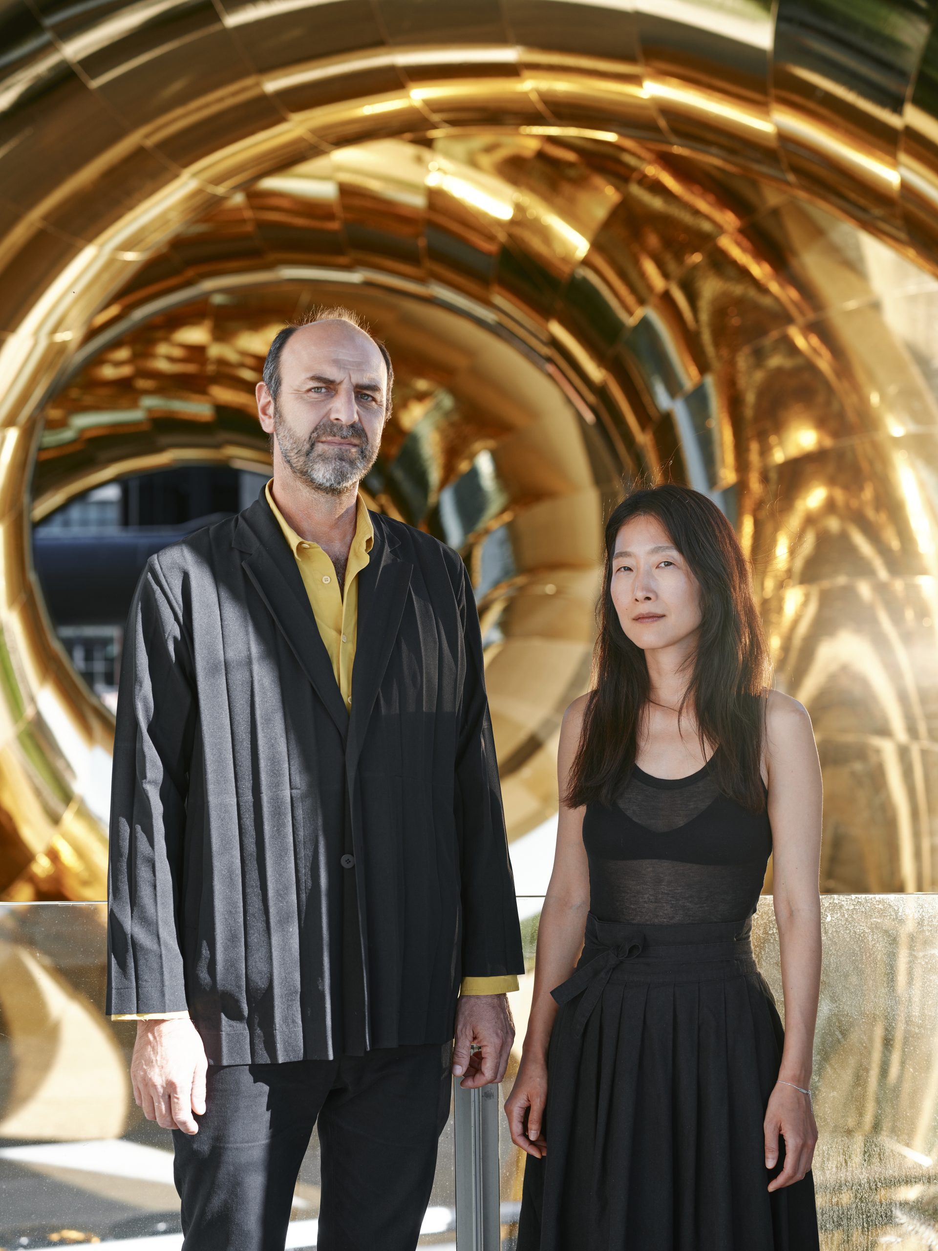Marco Canevacci and Yena Young beside auruBOROS