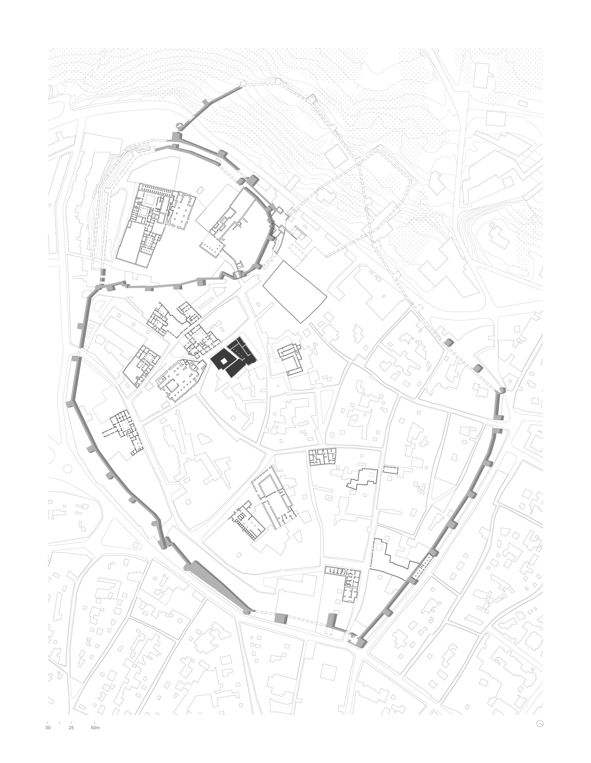 Site plan of Marchena Archaeological Museum