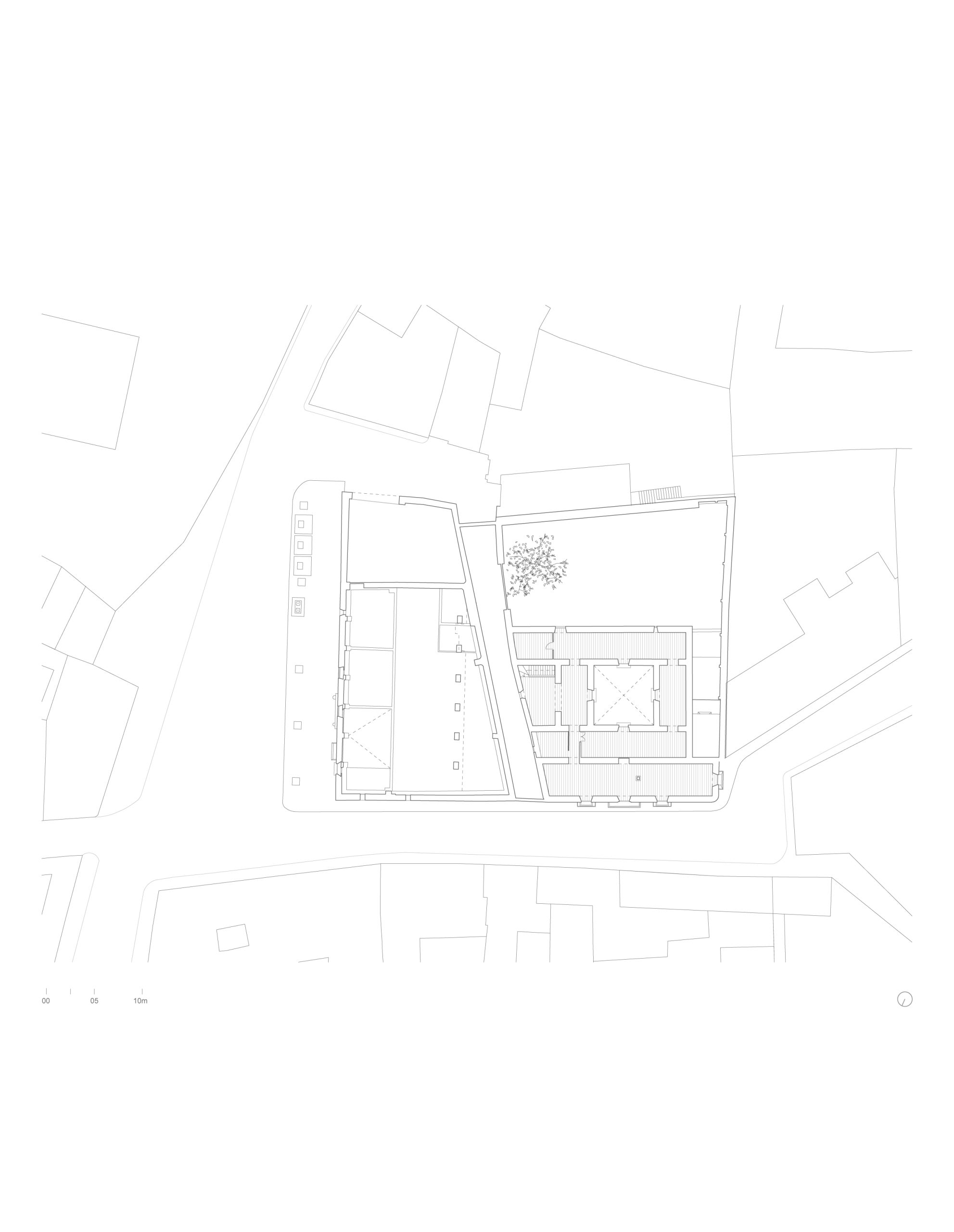 Existing first-floor plan