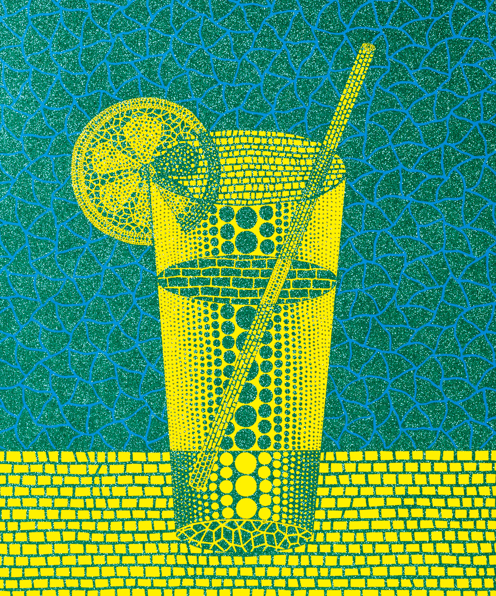Yayoi Kusama, Lemon Squash (1), 1999. © YAYOI KUSAMA