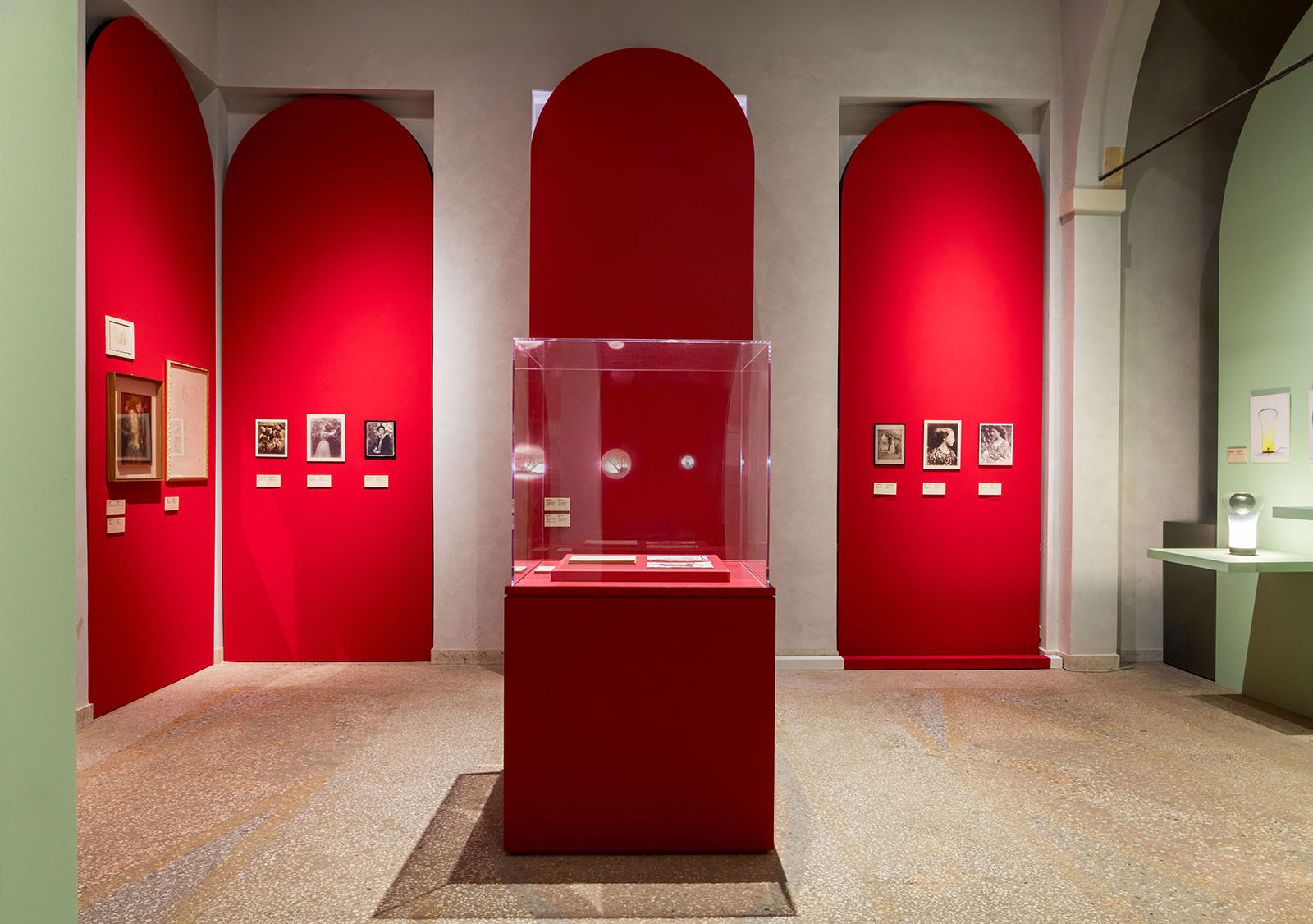 Sappho exhibition design by Alvisi Kirimoto at the Farnese Aviaries