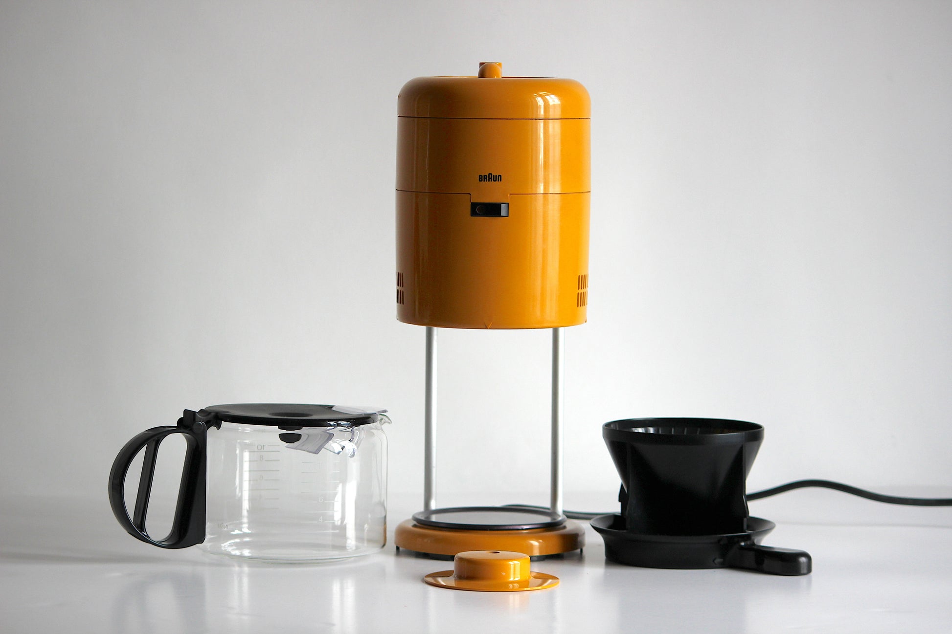 Yellow orange Braun KF 20 Aromaster