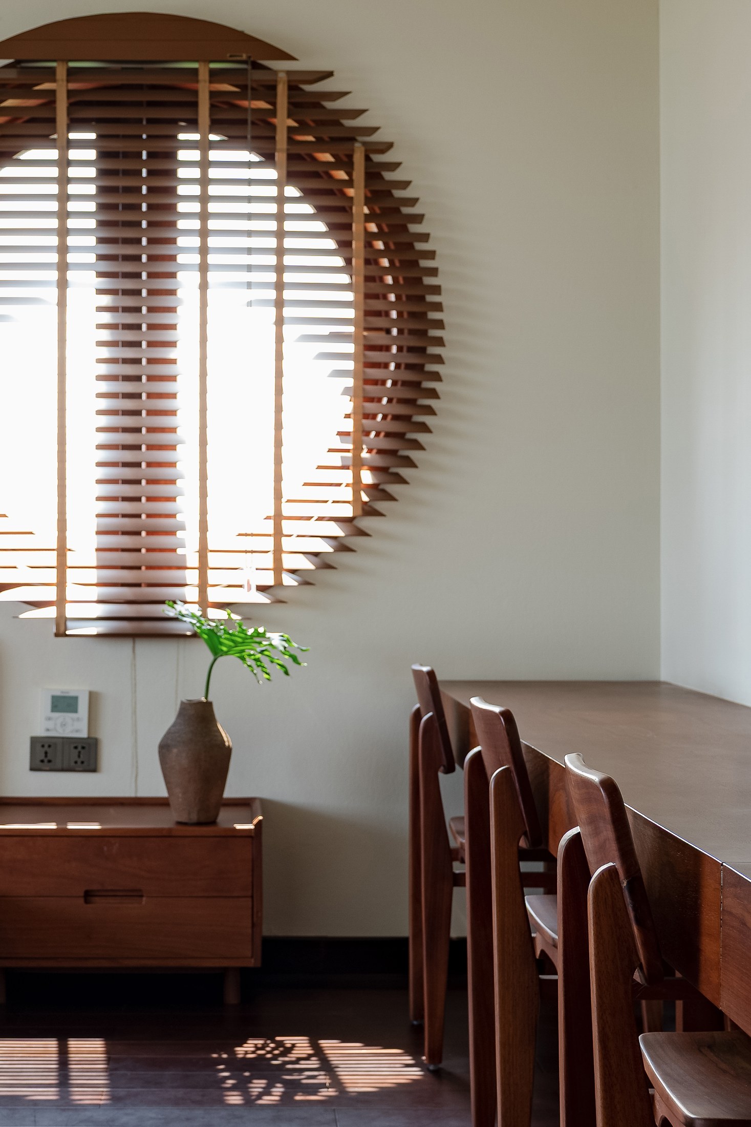 Interior and timber detailing at Hong Tien Garden Villa by COTAM Studio