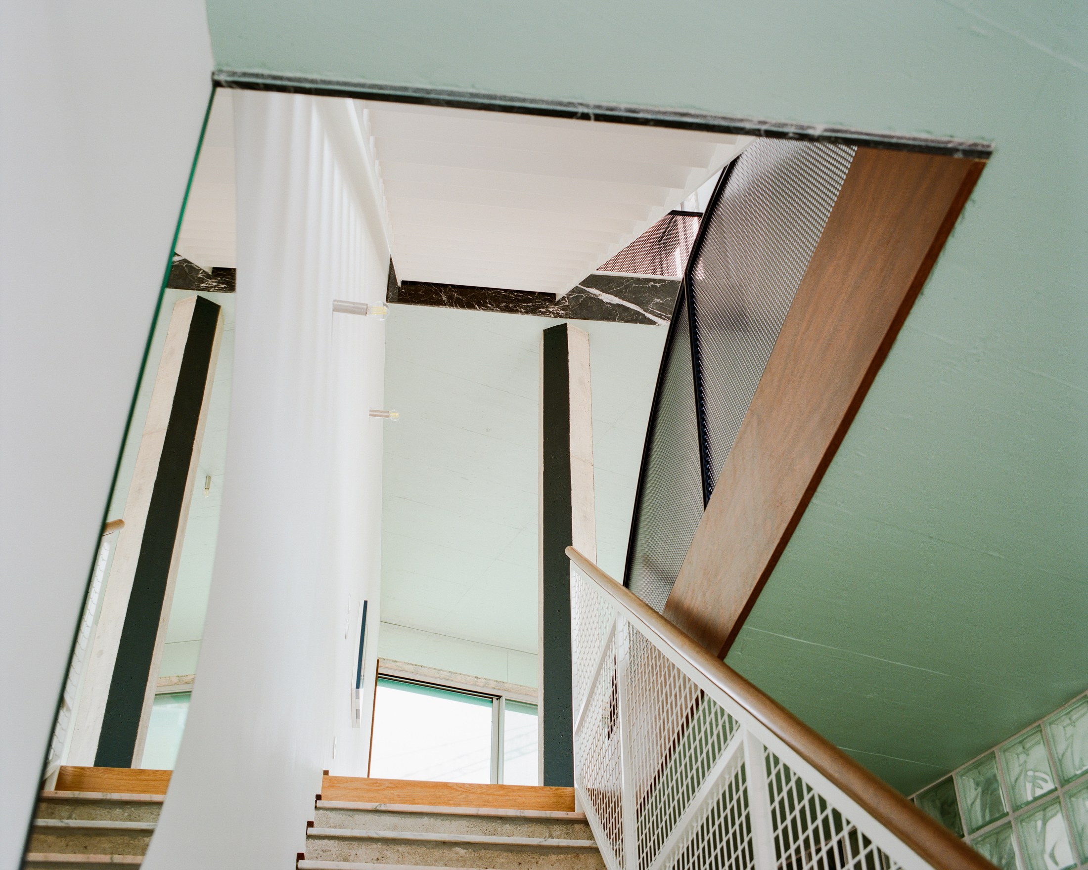 staircase at House around a column by fala