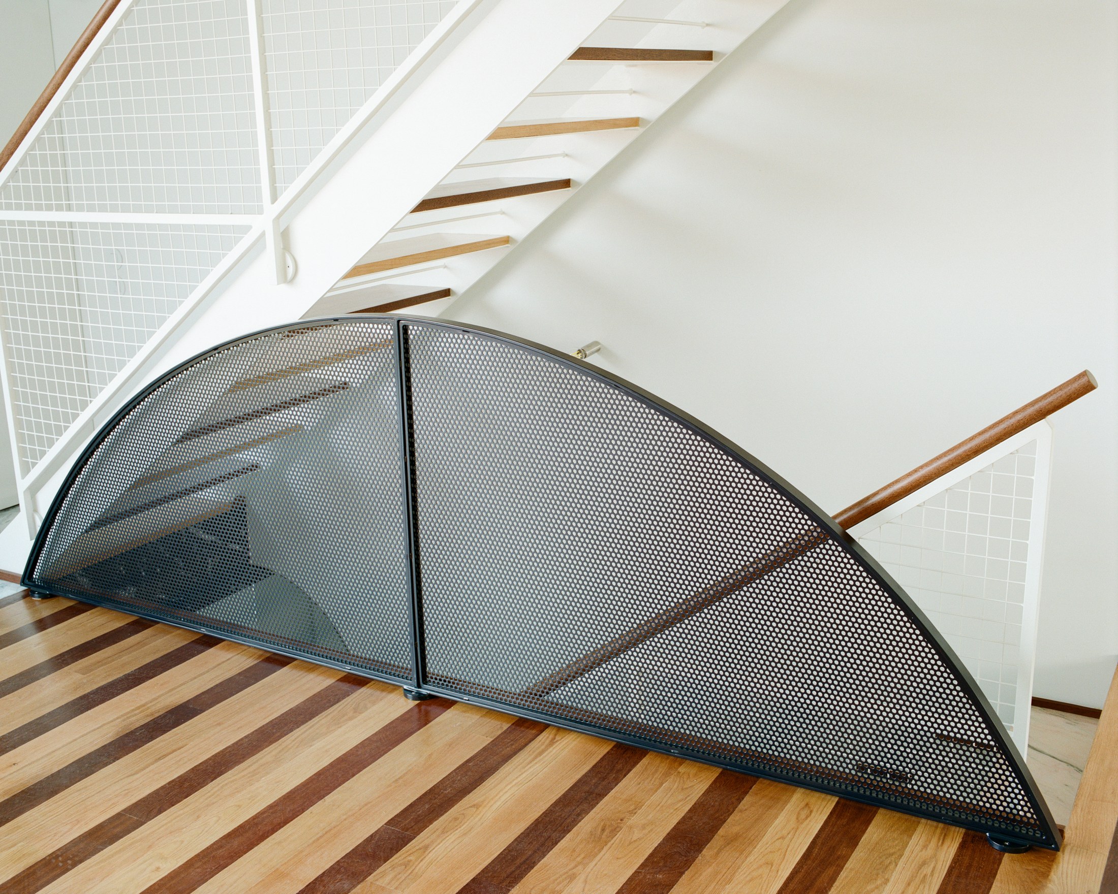 staircase handrail at House around a column by fala