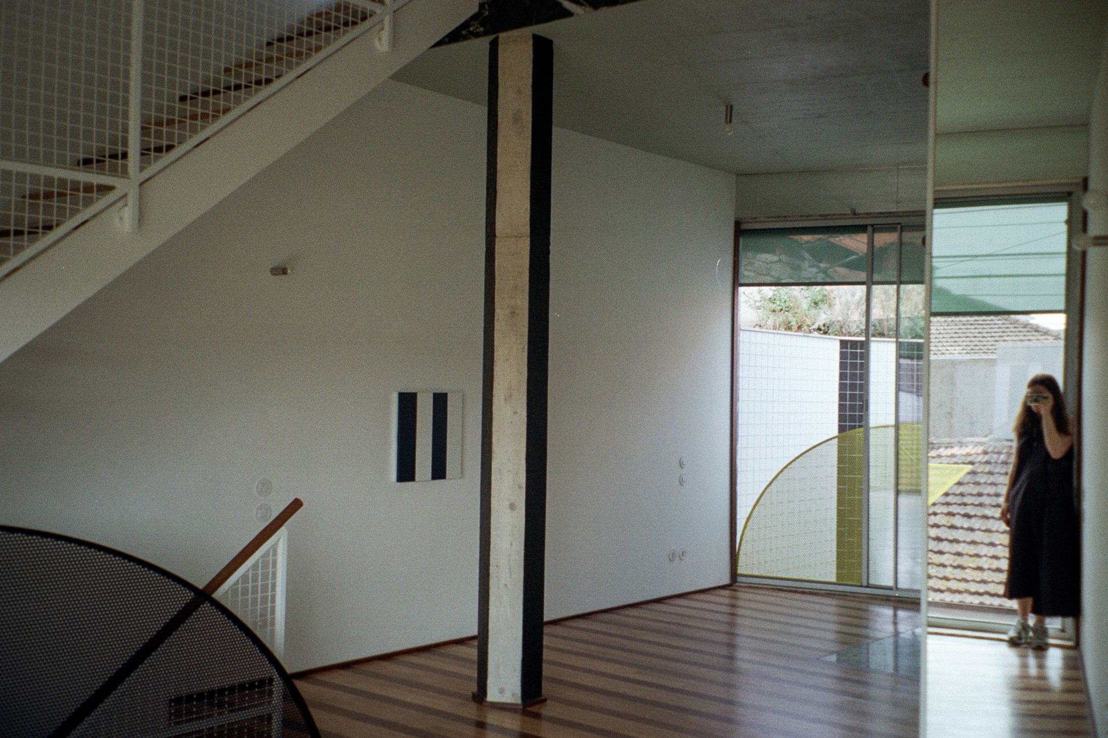 main space lera in the reflection at House around a column by fala