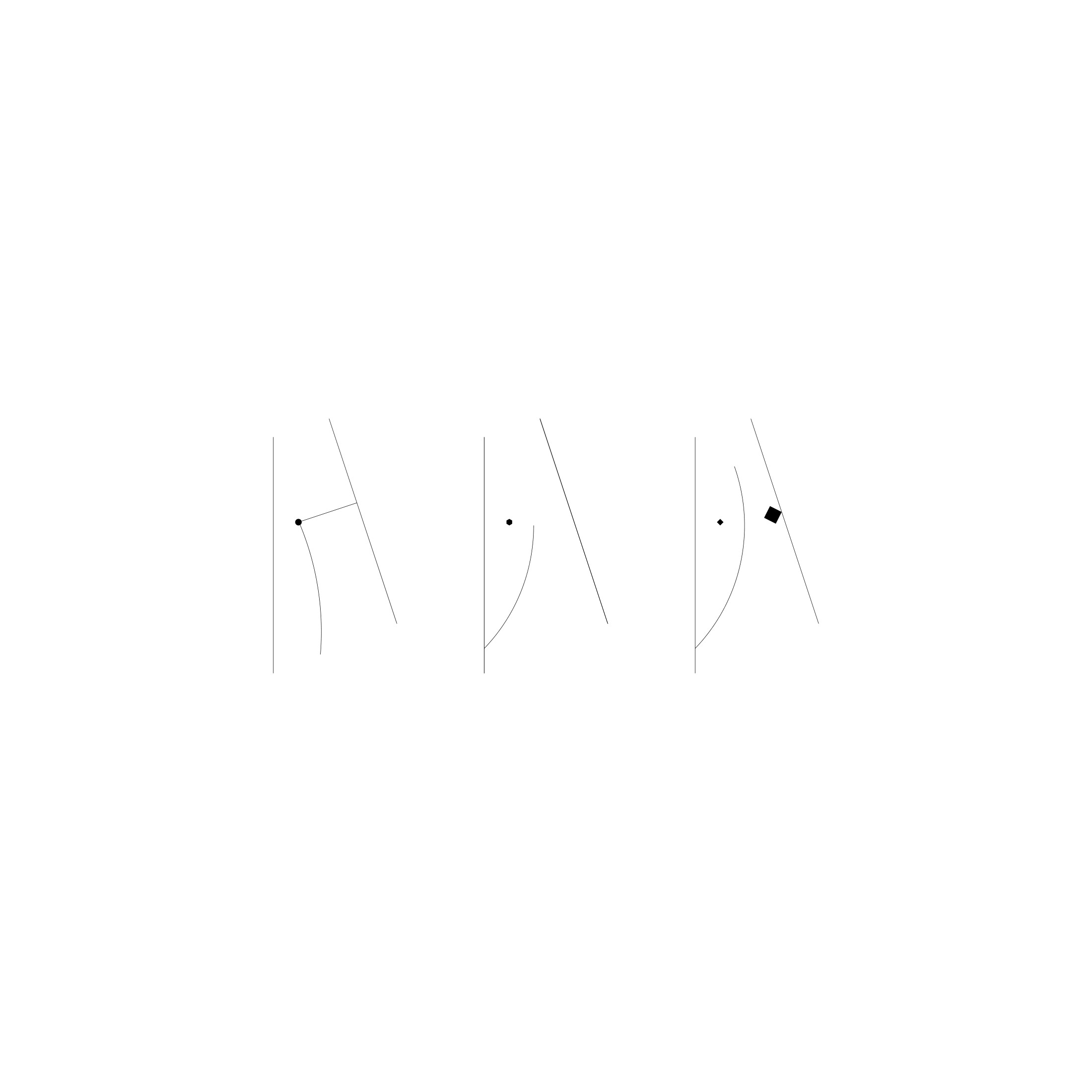 Geometric plan diagrams for House around a column by fala