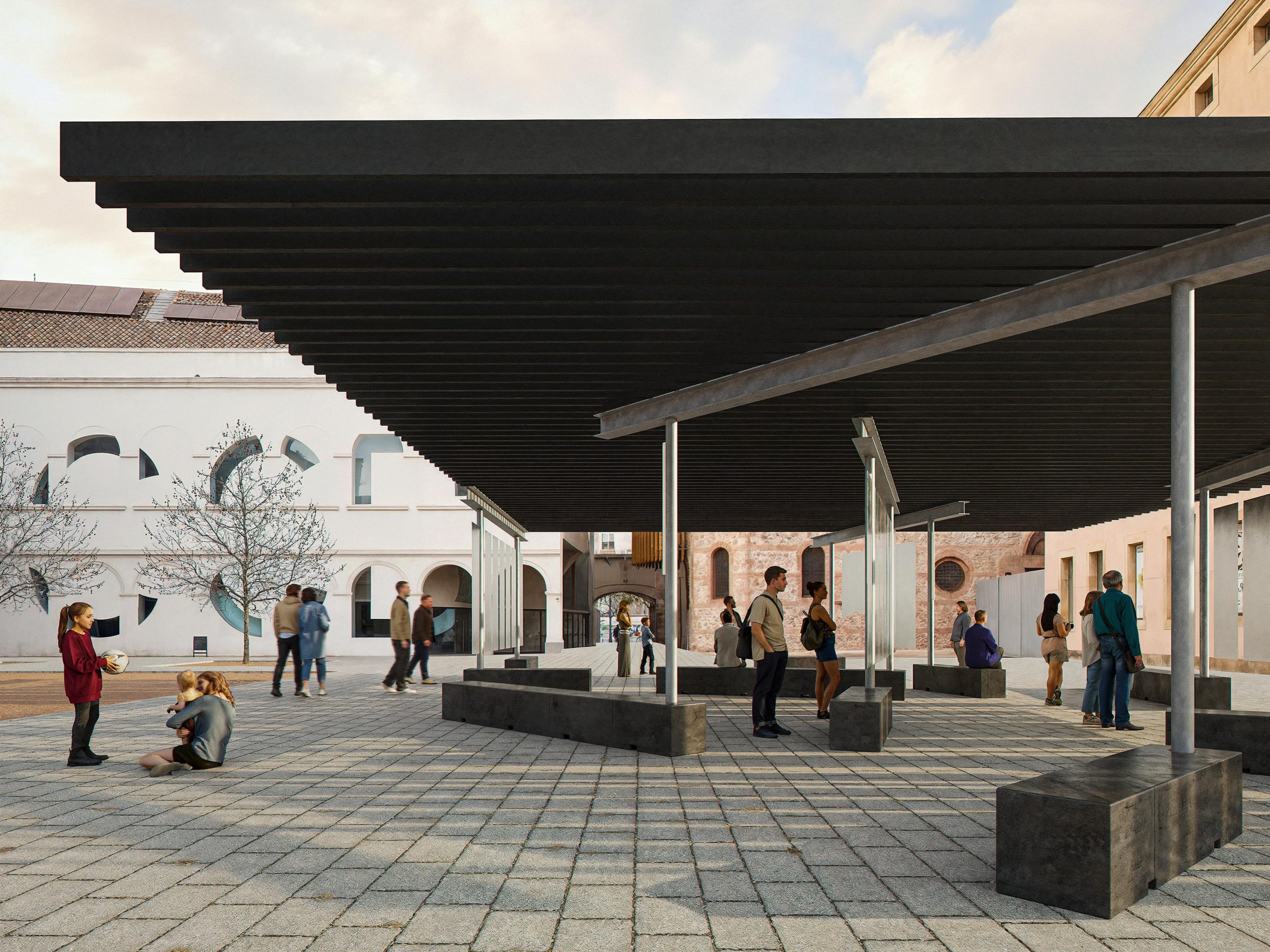 Una sombra improbable architectural proposal, design visualisation