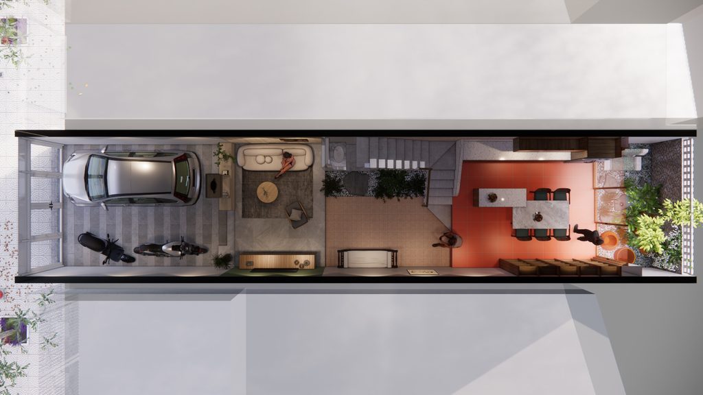 Ground floor plan drawing