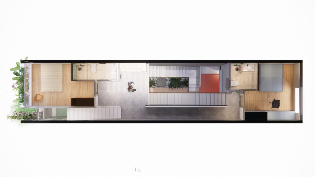 Second floor plan drawing