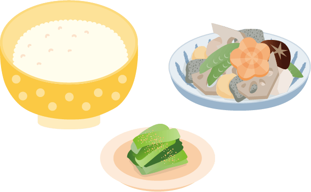 1回の量を減らして回数を増やす
