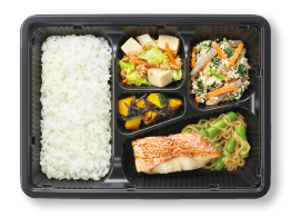 4つの惣菜とごはん付きでもこの価格