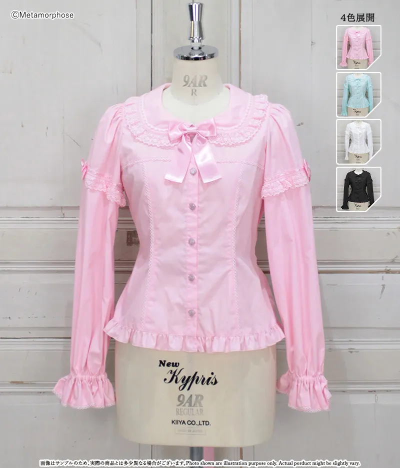 ときめきレースブラウス