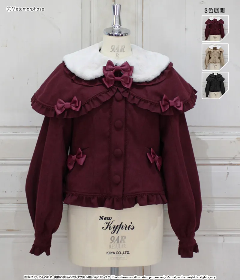 Lady Ribbon小披風短版外套