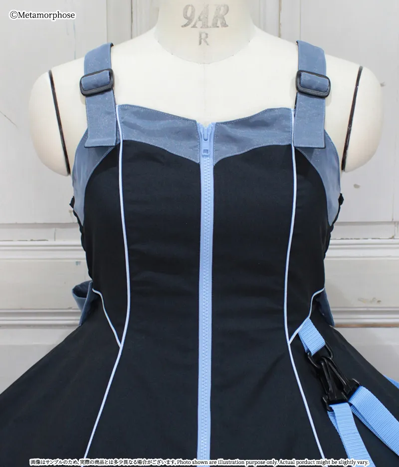 Front Zip Flared JSK | Metamorphose temps de fille