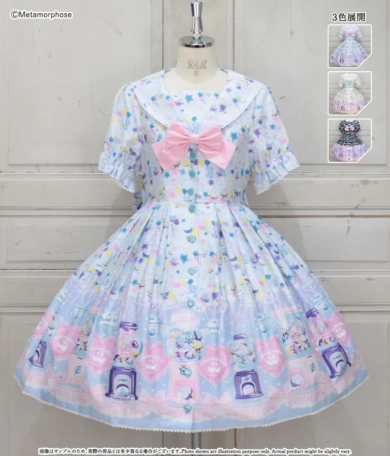 ときめき☆Capsule toy 半袖セーラーワンピース