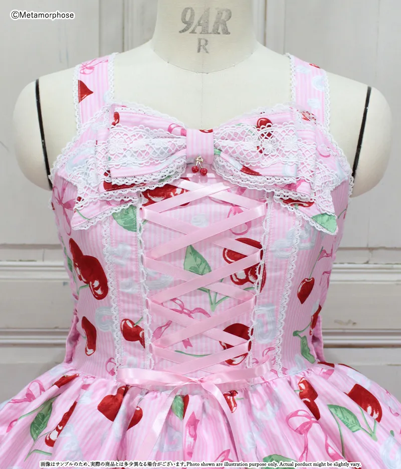 Whipped Cherry Lace Up Frill JSK | Metamorphose temps de fille