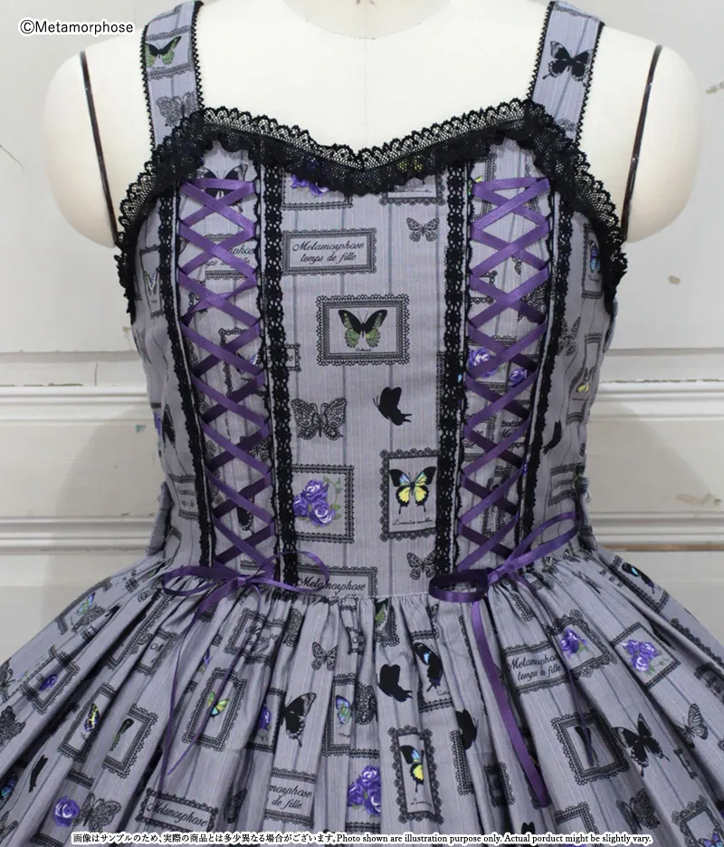 Butterfly Museum Lace Up JSK | Metamorphose temps de fille