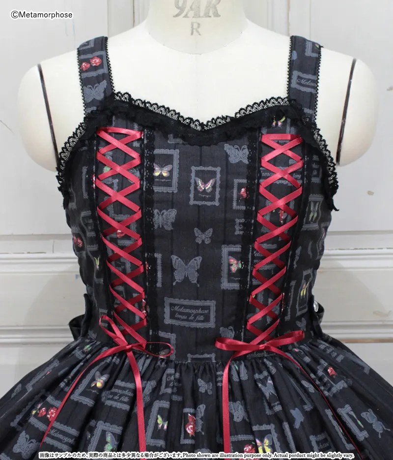 Butterfly Museum Lace Up JSK | Metamorphose temps de fille