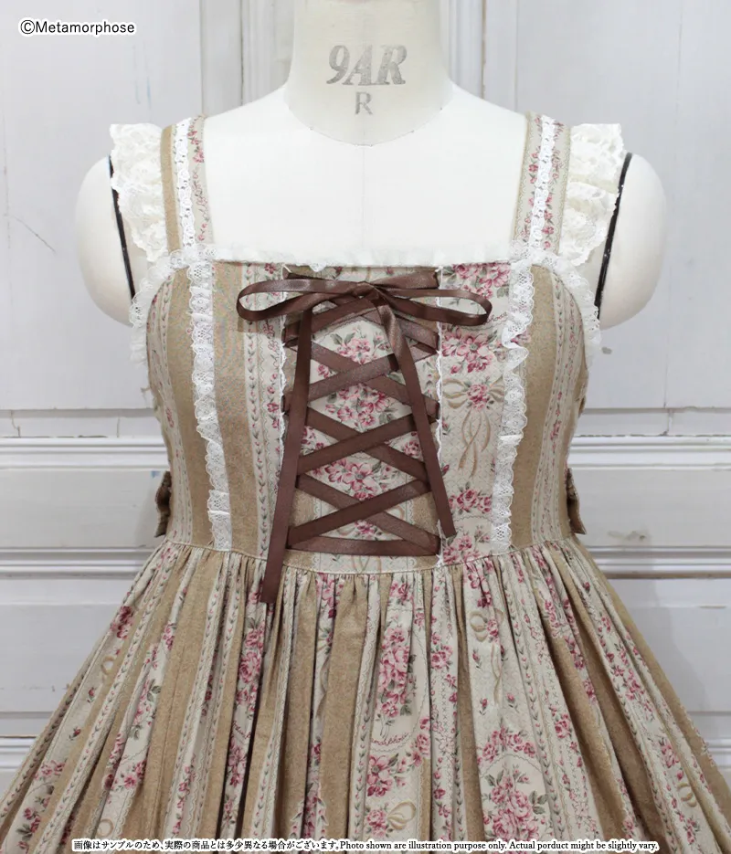 2nd Term] Antique Bouquet Medium-length JSK | Metamorphose temps