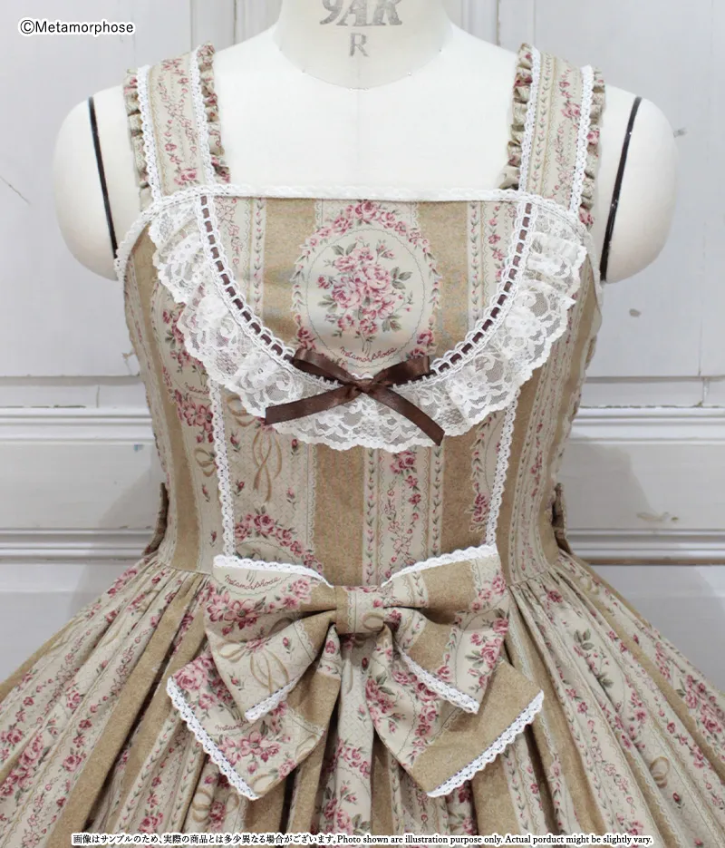 1st Term] Antique Bouquet Yoke Ribbon JSK | Metamorphose temps de