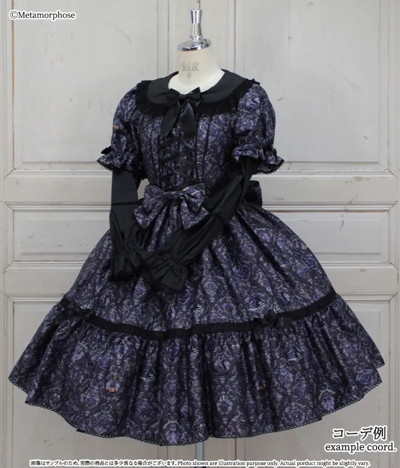 闇といばらの女王 半袖ワンピース | metamorphose temps de fille