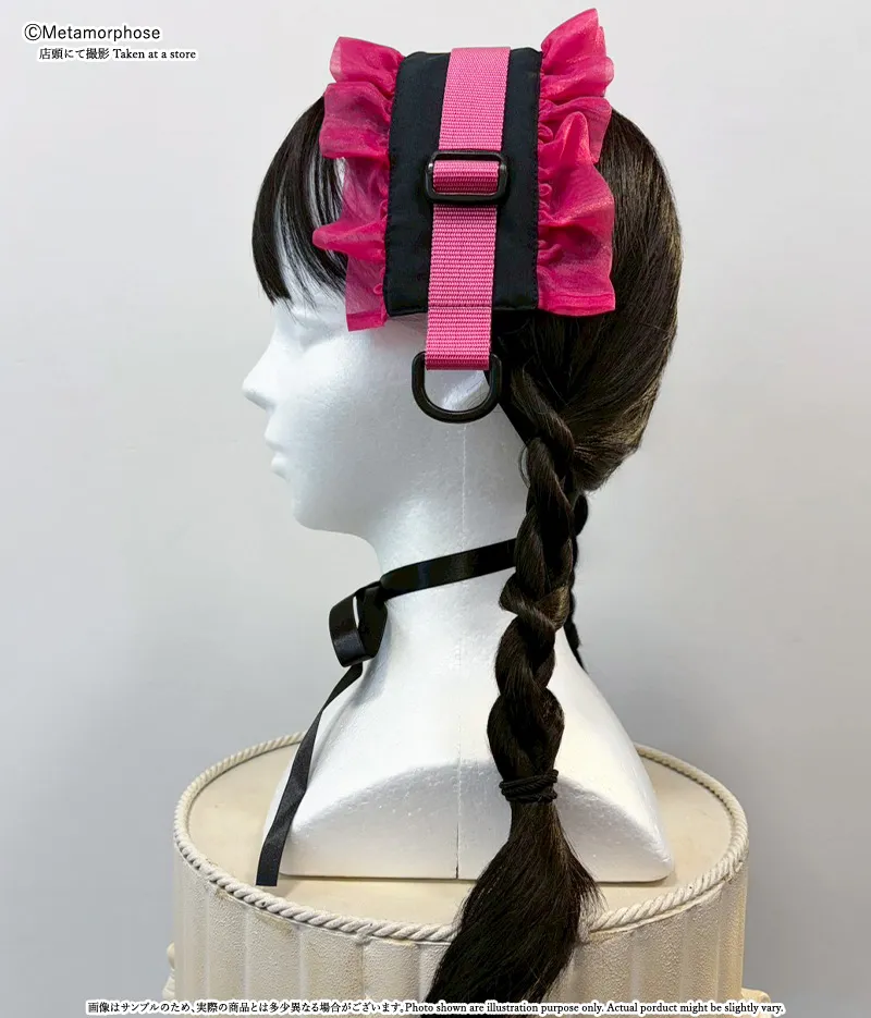 【新品】メタモルフォーゼ　ヘアアクセサリー ベルト付ヘッドドレス - ボンネット、ヘッドドレス、カチューシャ