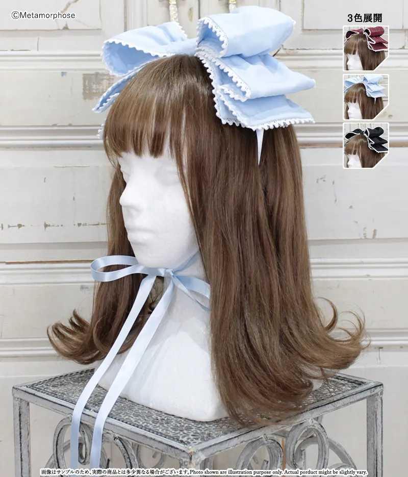 Dress up リボンヘッドドレス