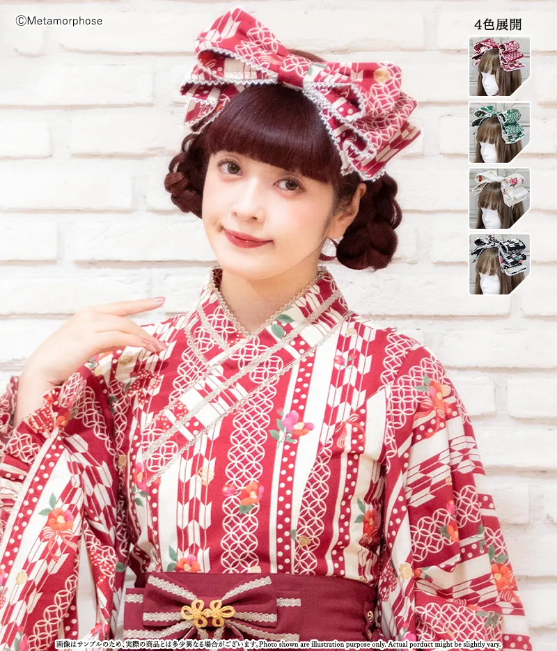 おとめの恋つばき リボンヘッドドレス