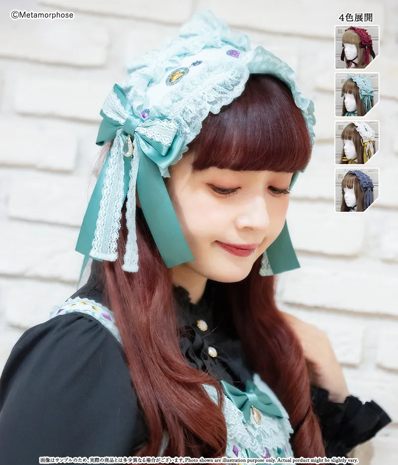 【予約】Brilliant jewelry cat レースヘッドドレス　