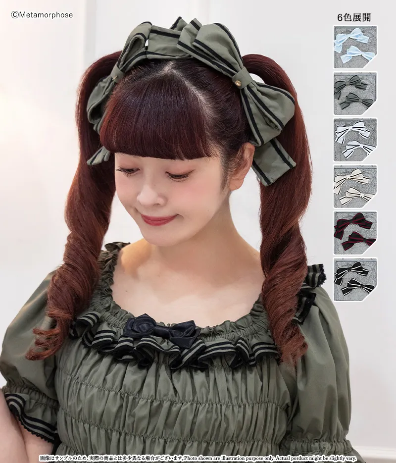 水手蝴蝶結髮夾