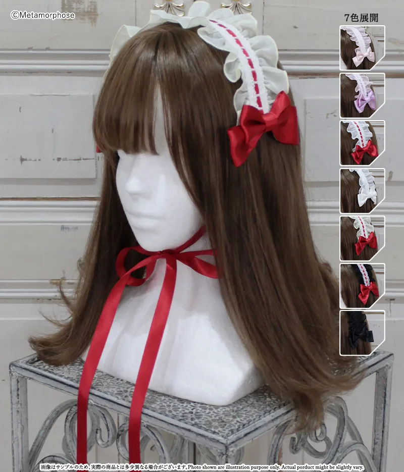 シフォンふわふわヘッドドレス