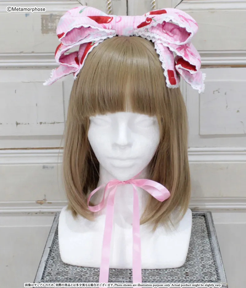 Whipped Cherry Bow Headdress | Metamorphose temps de fille