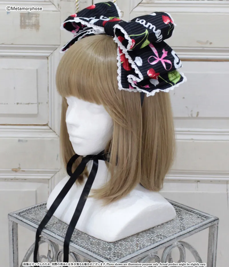 Whipped Cherry Bow Headdress | Metamorphose temps de fille