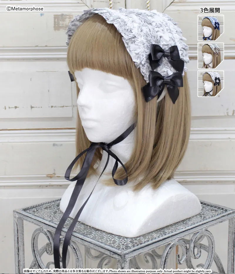 Toile de Jouy Bouquet 髮帶