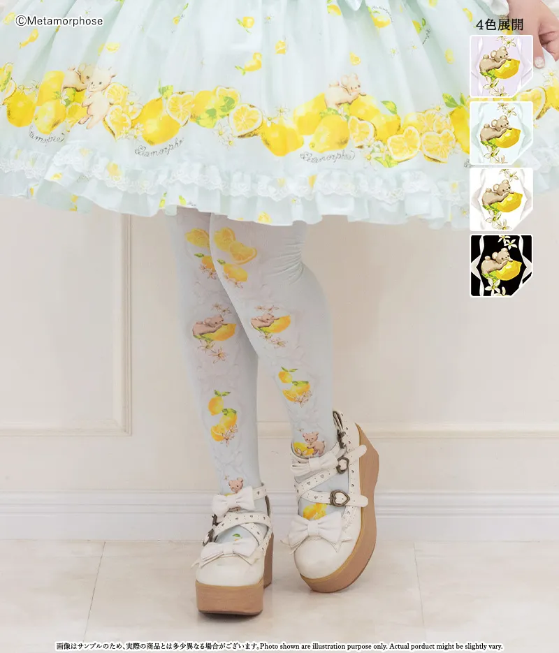 【予約】Dreaming heart♡Lemon プリントオーバーニー