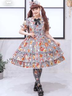 Gingham Fruit Tart | Metamorphose temps de fille