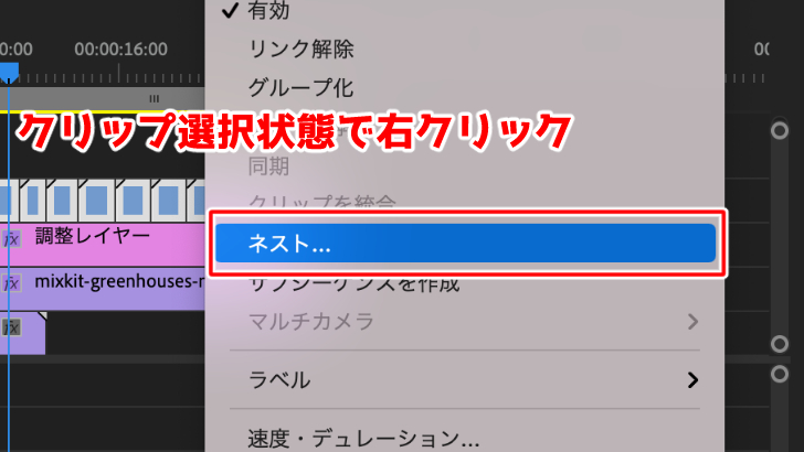 Premiere Pro 映画っぽい表現をしてみよう クロップ Lumetriカラー ノイズ モブニコミウドン