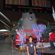 「クアラルンプールの空港でのクリスマスイルミネーション」【大好評フォトコンテスト第２弾!!】 冬を感じたエピソード＆フォト大募集☆の投稿画像