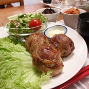 「肉巻きおにぎり」サプリ米と考えよう！あなたの自慢の食卓を見せてくださいの投稿画像