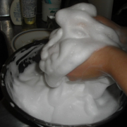 「ノニ石鹸で泡作り♪」当選者(コンテスト参加者)限定！投票で優勝者を決定！のにソープ泡立てコンテスト！の投稿画像