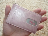 「買ったばかりのピンクのパスケース♪」の画像（1枚目）