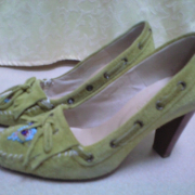 「ビーズの刺繍がかわいい靴」Mｙ ｆavorite shoes contest! お気に入りの靴を教えてね!の投稿画像