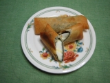 長いもとチーズの海苔春巻き