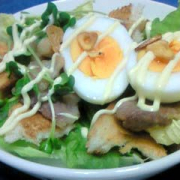 「自家製塩豚をオリーブオイルで焼いたらおいし～～～」オリーブオイルでサラダがもっとおいしく！ご感想募集中！の投稿画像