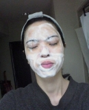 洗顔中の様子です