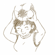 「帰り道」ワールドカップ応援！ 「サッカーのイラスト画像」 投票コンテスト開催中！の投稿画像