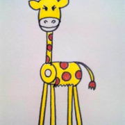 「長くてつかいキリン」『イラストでも描いてみようかな～』て人ちょっと来て。＜イメージキャラクター募集＞の投稿画像