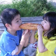 「仲良し兄妹」【アルバカレーのモデルファミリー大募集】お子様の食欲自慢コンテンスト！の投稿画像